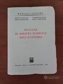 Manuale di Diritto pubblico dell'Economia.Cavallo