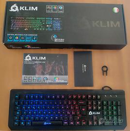 Tastiera meccanica gaming RGB Klim Domination ITA