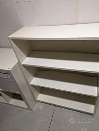 2 cubi e 1 libreria bianchi -IKEA