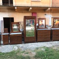 Camera da letto pettineuse vetri molati vintage