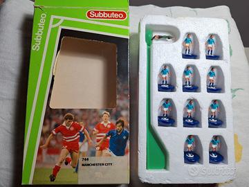 Squadra Subbuteo Manchester City 744 con ref.
