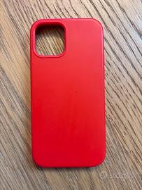 cover iphone 12/12pro silicone rossa