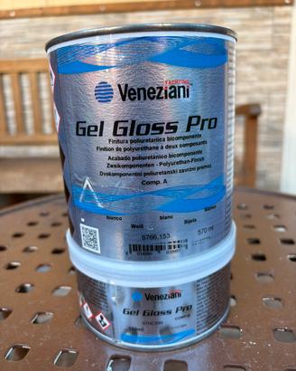 X4 Smalto Veneziani Gel Gloss Pro bianco 750 ml