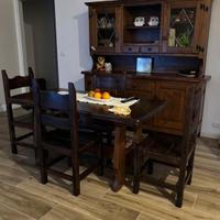 Madia  Tavolo  e  4  Sedie