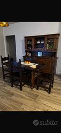 Madia  Tavolo  e  4  Sedie