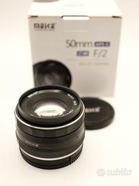 Obiettivo MEIKE 50 mm F/2 per Fujifilm X-mount