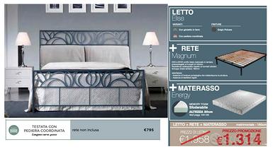 letto + rete + materasso