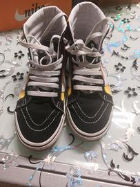 Vans alte nere outlet ragazza