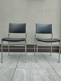 coppia di sedie vintage anni 70