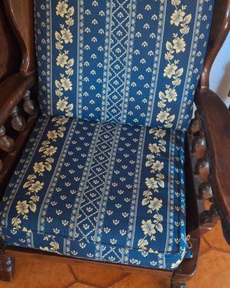 poltrona in legno 