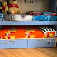 Letto a castello , 2 letti singoli