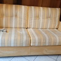 Divano letto in tessuto