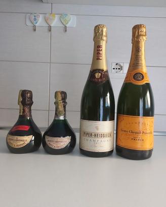 Varie bottiglie Champagne anni 80