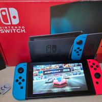 Nintendo switch   32 Gb con Joycon Rosso e Blu