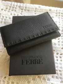Portachiavi in pelle G. FERRE' originale - Nuovo