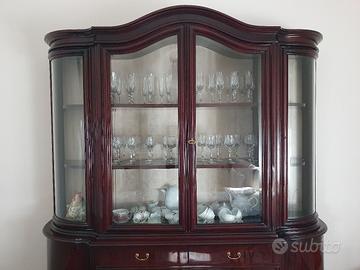 armadio cristalliera anni 80