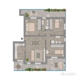 Quadrilocale con spese condominiali incluse