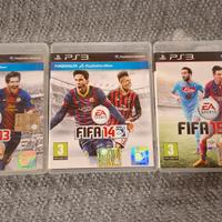 Lotto 3 giochi fifa per PS3