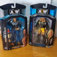 AEW wrestling Chris Jericho e Adam Page action fig