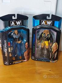AEW wrestling Chris Jericho e Adam Page action fig