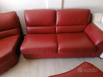 Divano in pelle 