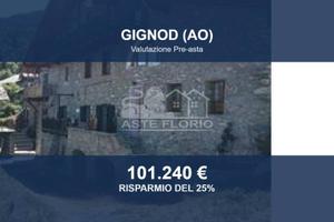 Immobile in asta di 88 m² a Gignod