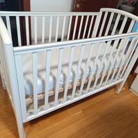 Lettino neonati bambini 0-3 anni Pali ciakBianco

