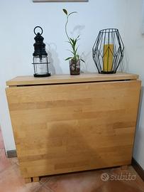 tavolo pieghevole ikea con cassetti 