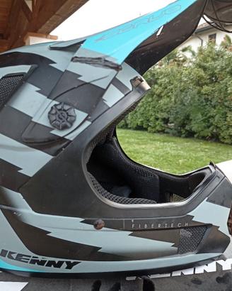 Casco Kenny scrub XL in fibra DH enduro MTB bmx