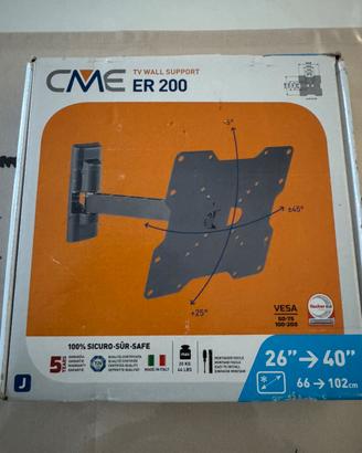 Staffa da muro per TV CME ER 200 (26”–40”)
