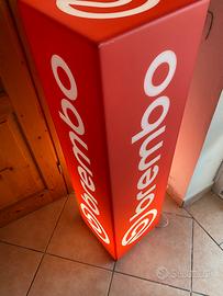 Insegna luminosa Brembo 110 cm - cartello targa