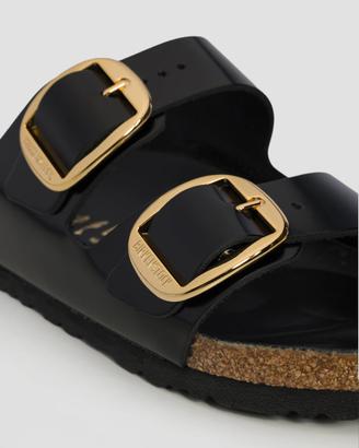 Ciabatte Birkenstock nuove 39 pelle vernice nera