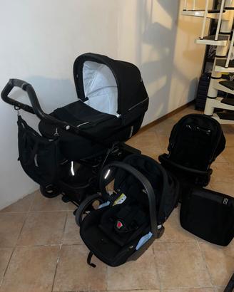 Trio Peg Perego Book 51 Elite Rock Black con Borsa
