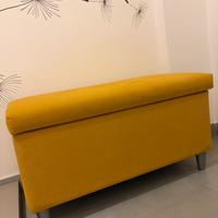 Pouf contenitore Stilfar - color senape