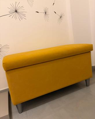 Pouf contenitore Stilfar - color senape