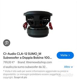 Subwoofer 30 CLaudio Sumo 