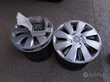 Cerchi ferro 14 pollici Peugeot Citroen Toyota