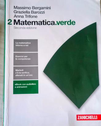 2 MATEMATICA.VERDE  ISBN 9788808725820