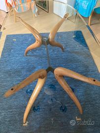 Tavolo ovale in cristallo