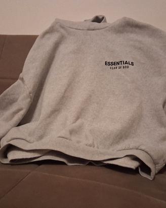Felpa ESSENTIALS FEAR OF GOD grigia 