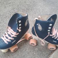 Pattini a rotelle in pelle Oxelo taglia 37