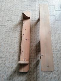 Due mensole in legno