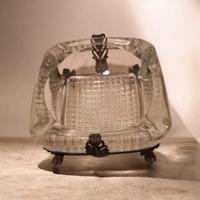 posacenere vintage in cristallo