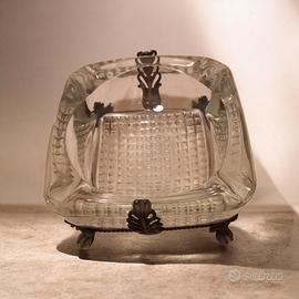 posacenere vintage in cristallo
