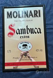 Specchio pubblicitario Molinari Sambuca