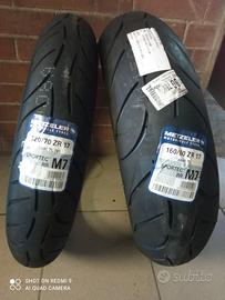 coppia pneumatici moto Metzeler m7 rr