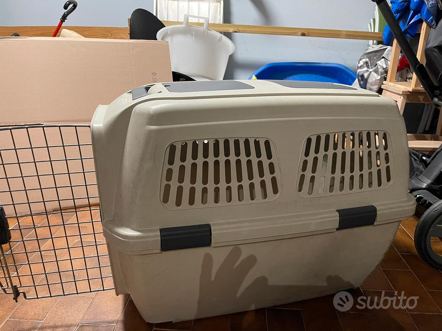 Trasportino Per Gatti Skudo Con Lettiera - 60x40x39 Cm, Cassetto Estraibile E Griglia Di Sicurezza - Foto 8