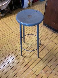 Sgabello vintage da laboratorio