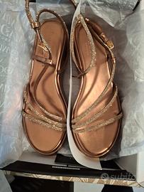 Sandali con zeppa numero 40  usati 1 volta