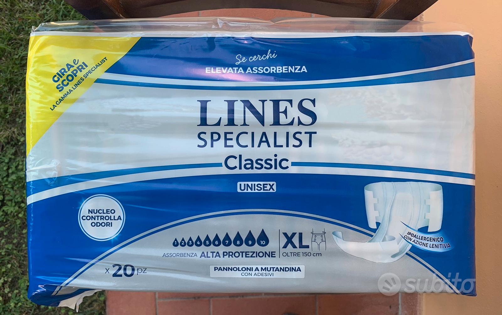 Lines Specialist Classic Unisex Pannoloni a Mutandina per